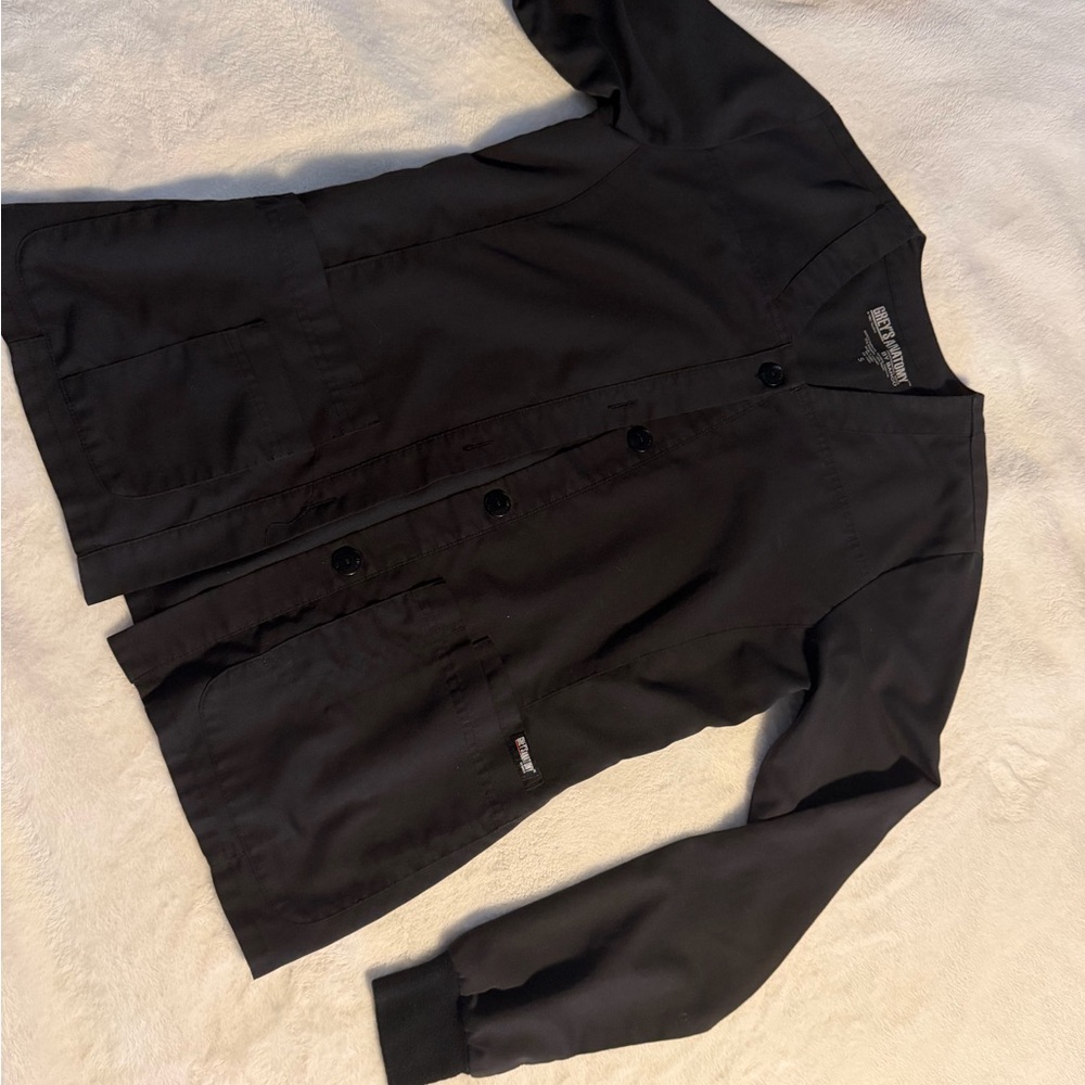 Grey's Anatomy Black Scrub Jacket